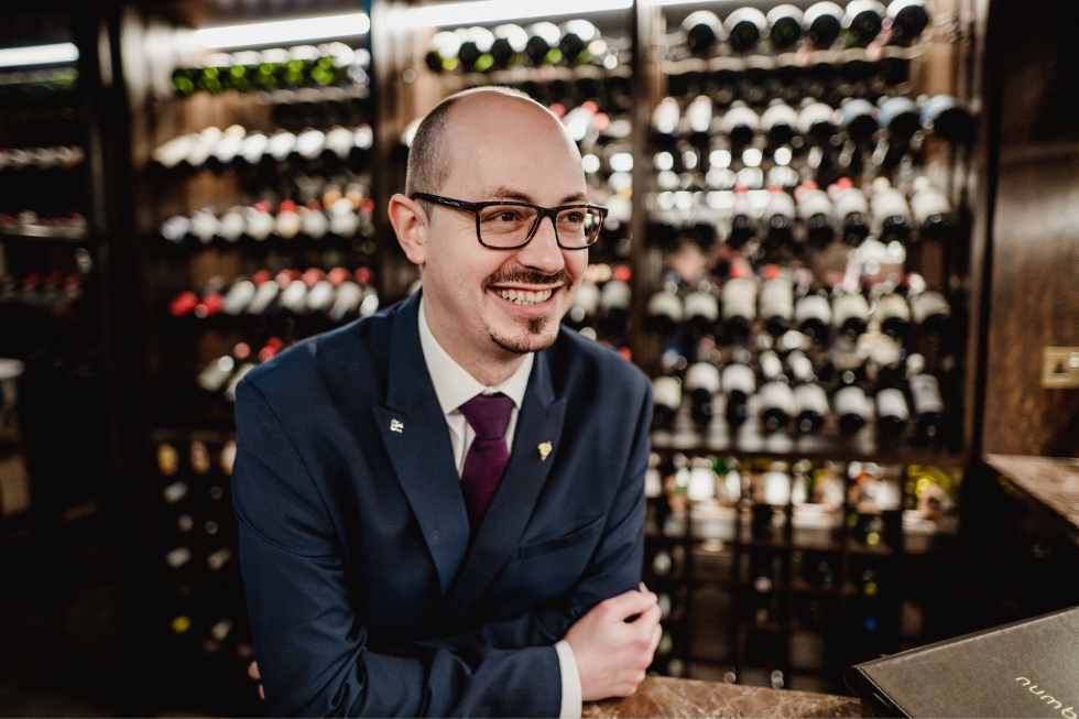 Damian Trinckquel, head sommelier, Number One Balmoral, Edinburgh
