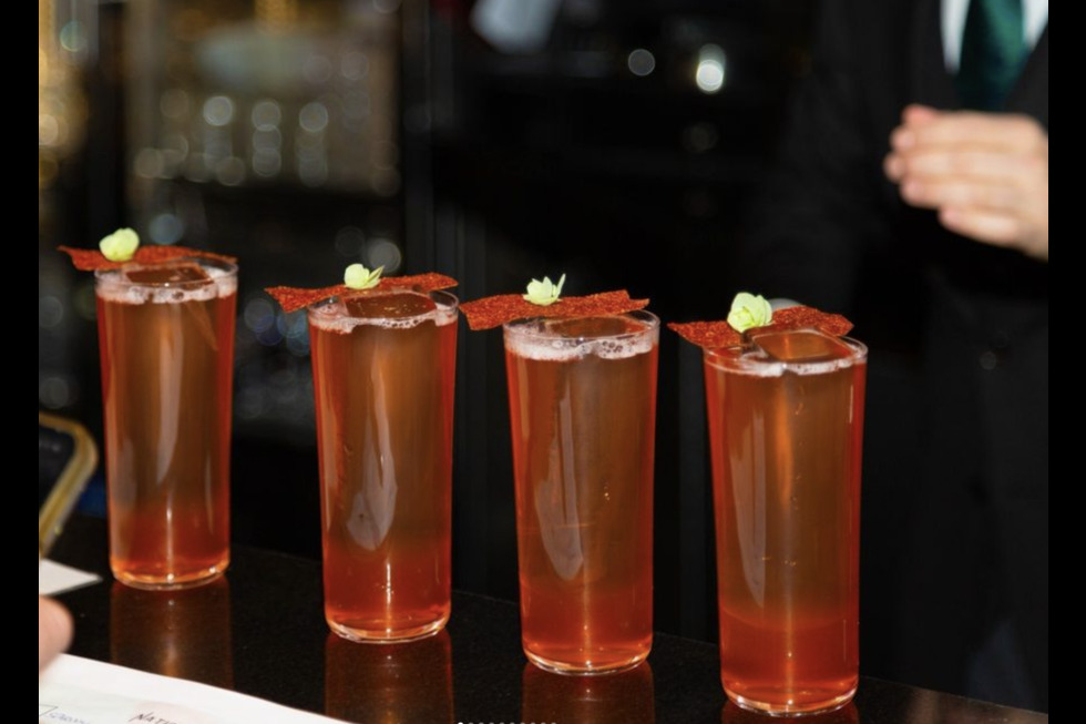 El Domingo cocktail by Angelo Sparvoli, Head barman at St. James Hotel, Tio Pepe Challenge winner 2023