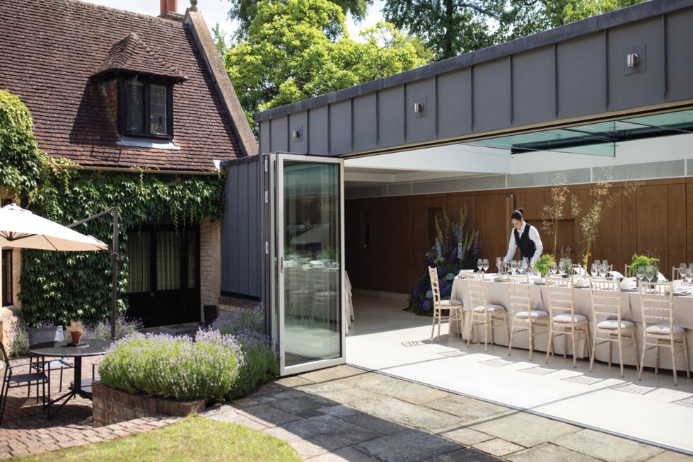 Le manoir Aux Quat'Saisons alfresco