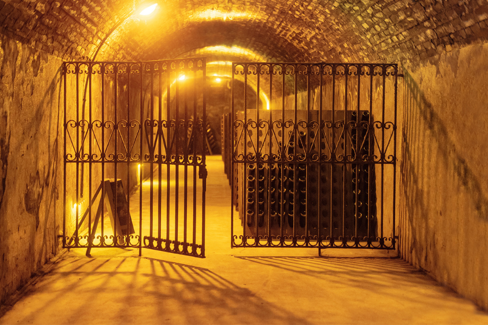 Champagne Louis Roederer cellar