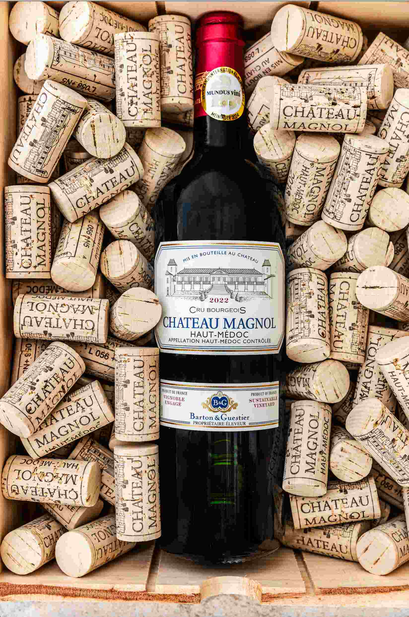 Barton Guestier in corks