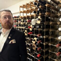 Sean Crosby in the cellar at Kitchen W8